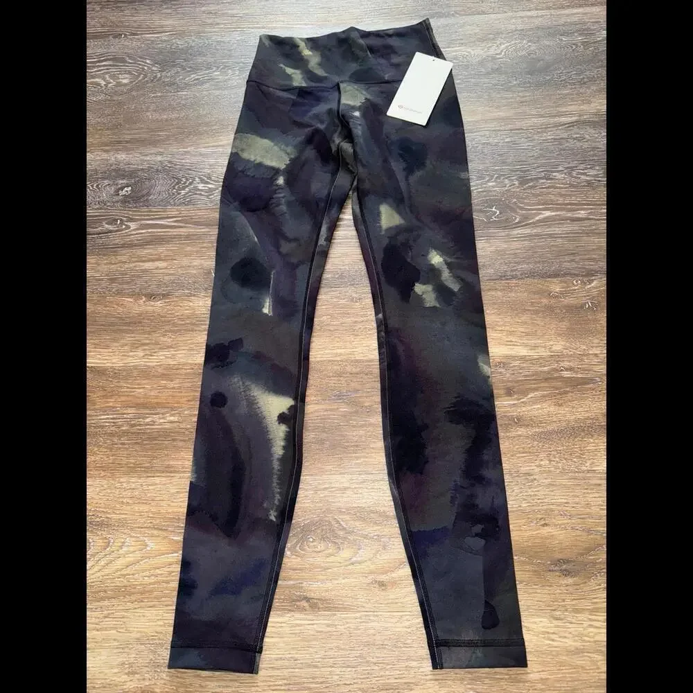 Lululemon Wunder Train High Rise 28” Ink islands Burnside Multi Size 6 NWT